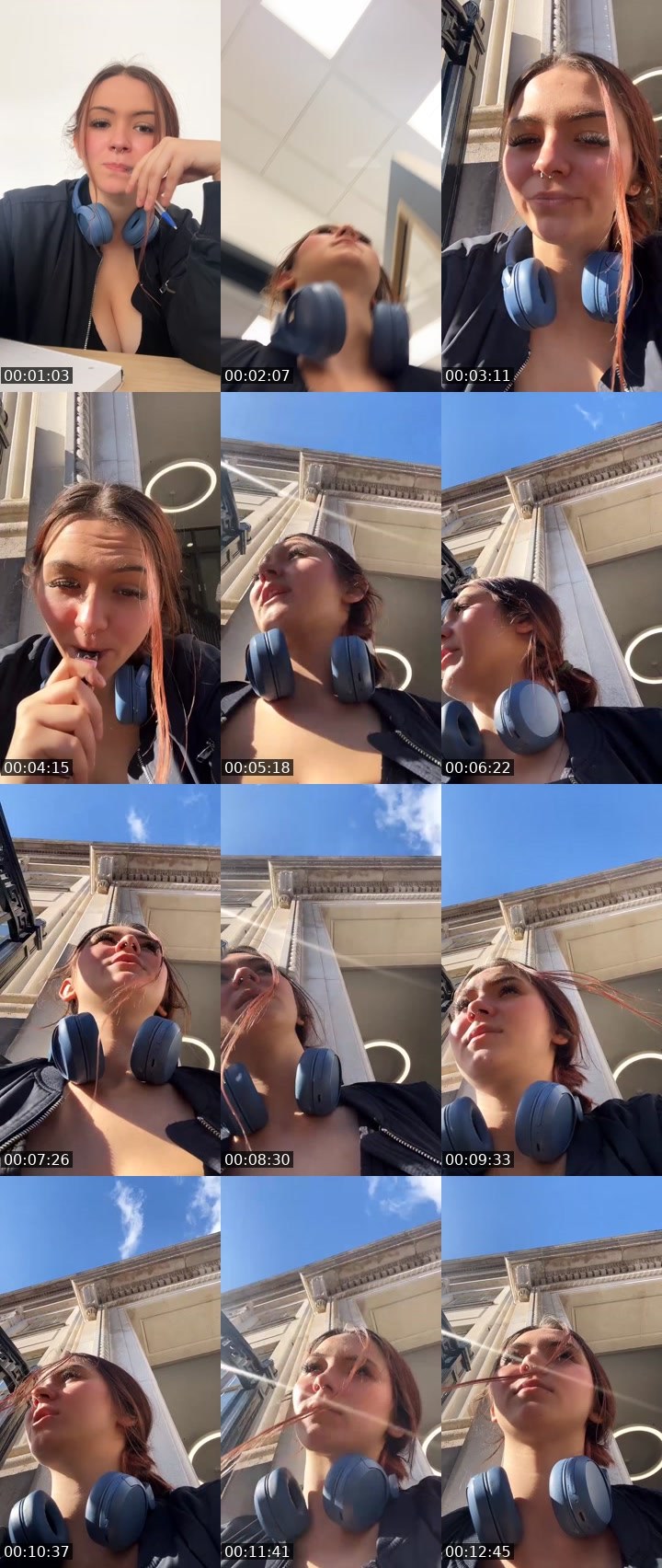 Contact-sheet preview of DriftedEcho's Liveme recording