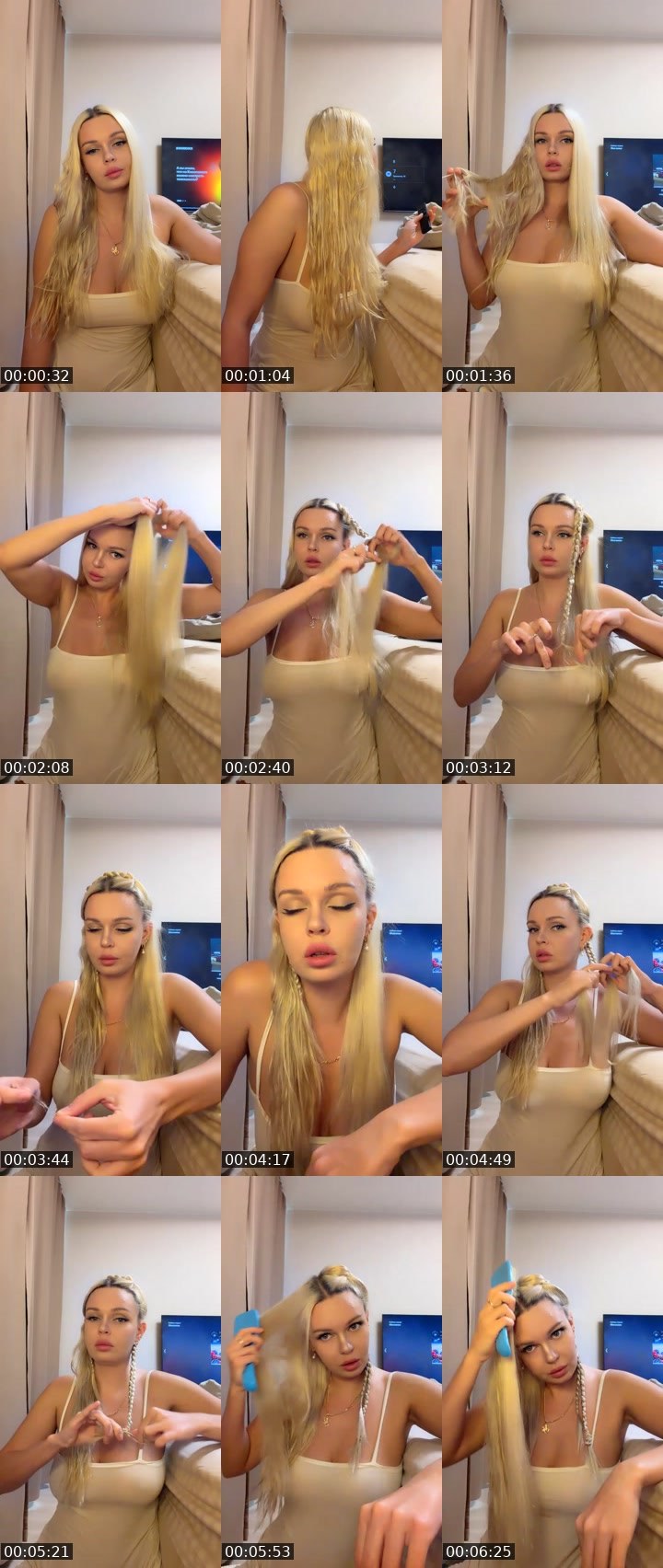 Contact-sheet preview of Alena ❣️'s Liveme recording