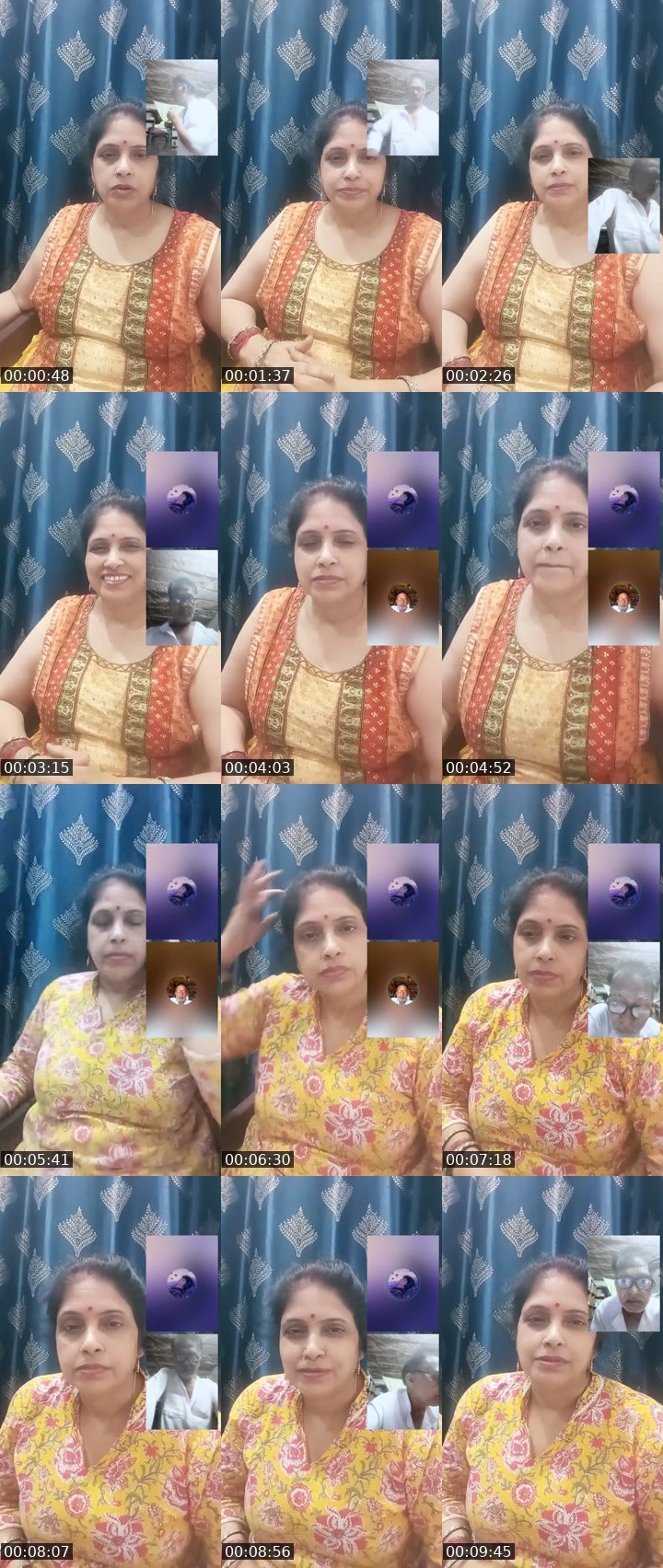 Contact-sheet preview of Urvashi singh's Liveme recording