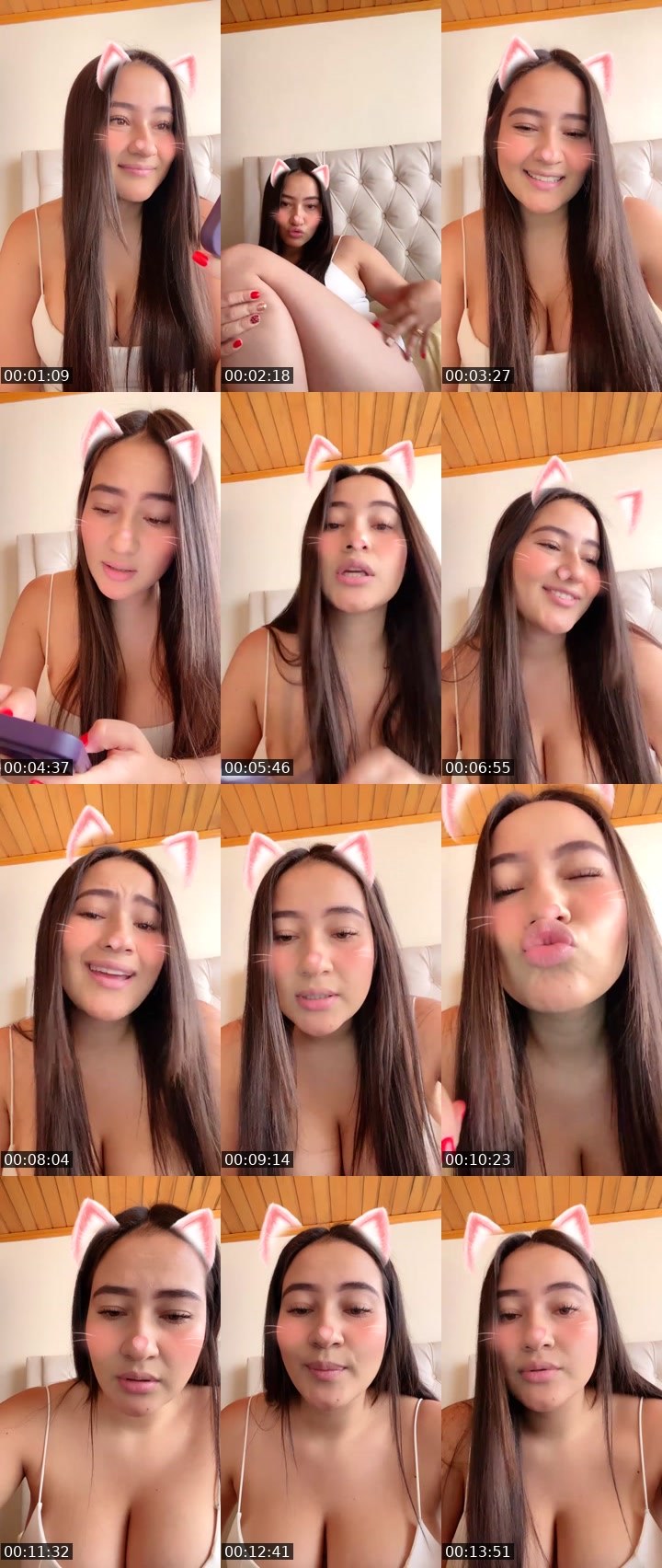 Contact-sheet preview of 50k🔥🙏🏽Cleopatra🪐's Liveme recording