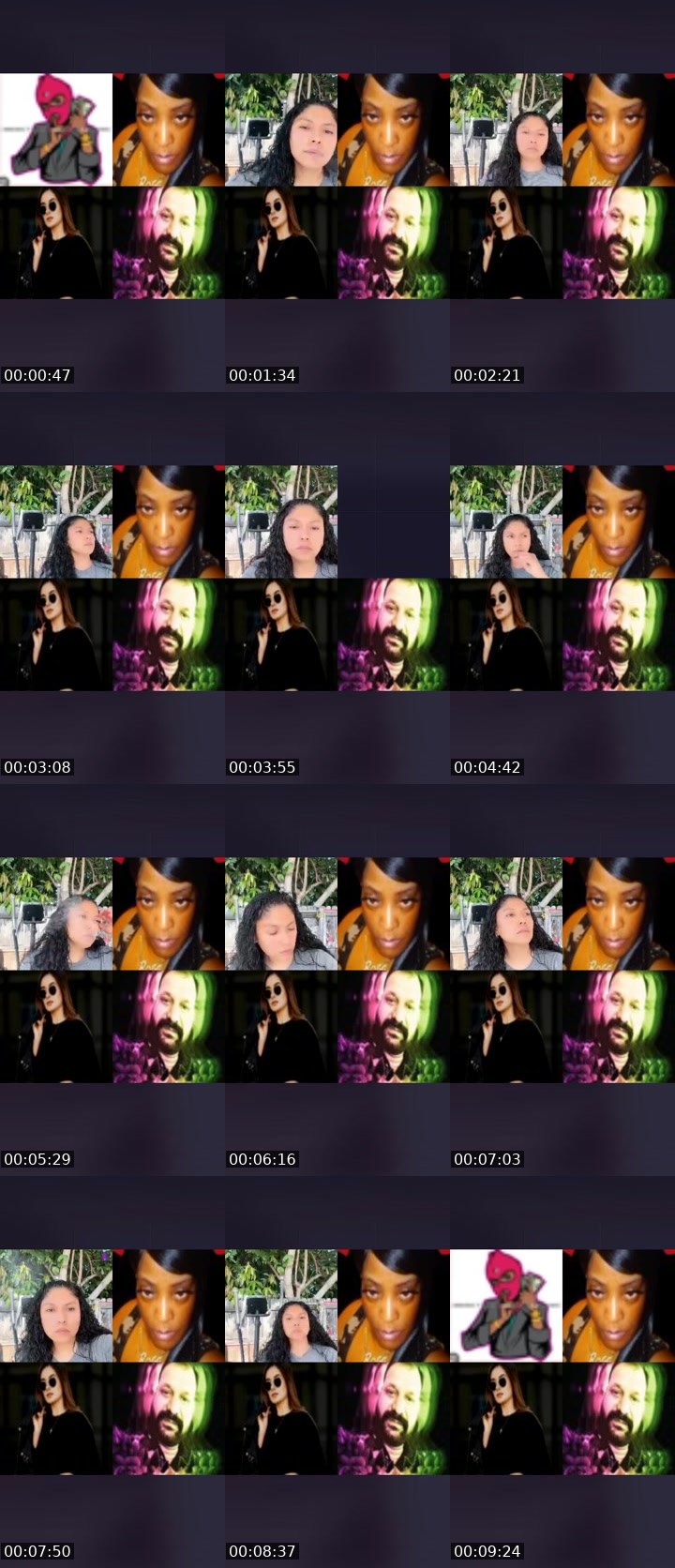 Contact-sheet preview of 💰Maymoney🤑's Liveme recording