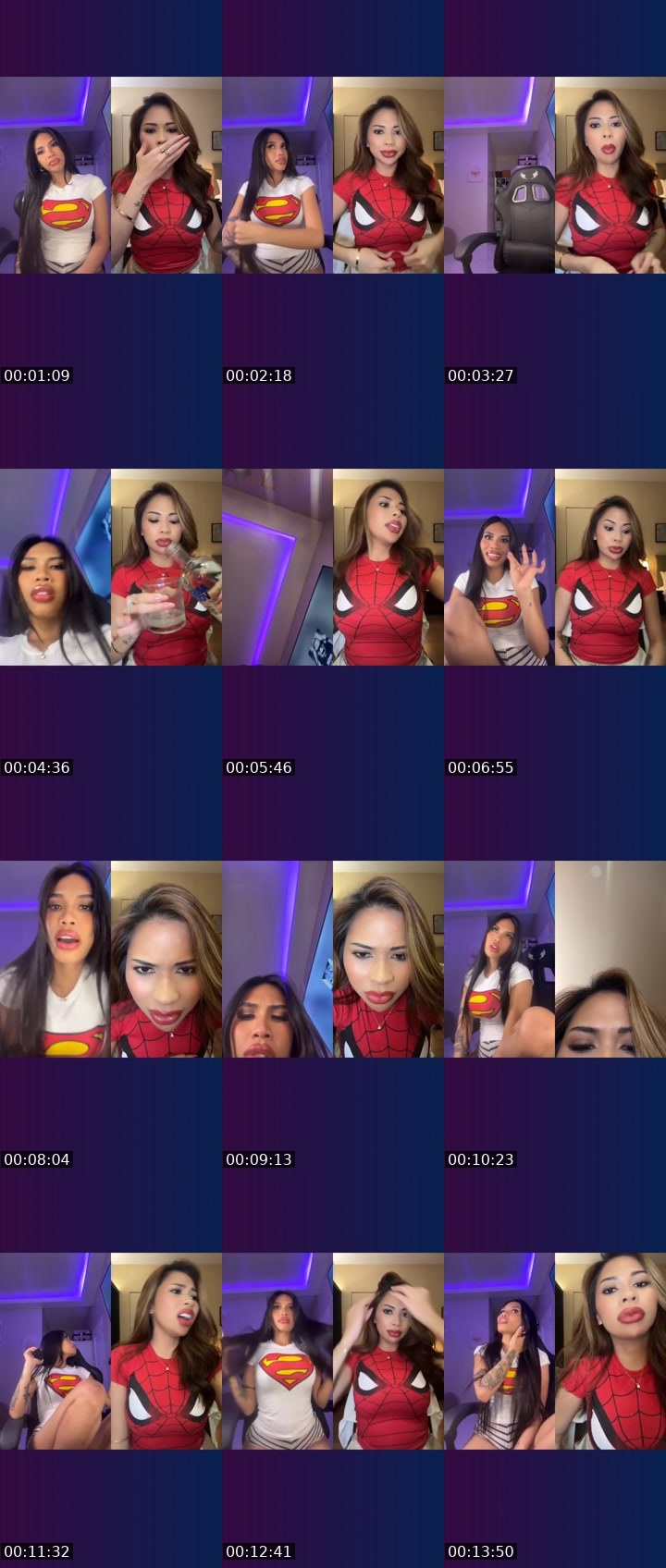 Contact-sheet preview of Hanni🫶🏻's Liveme recording