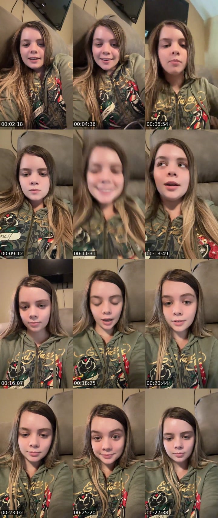 Contact-sheet preview of 🔥QueenDuckMf🔥's Liveme recording