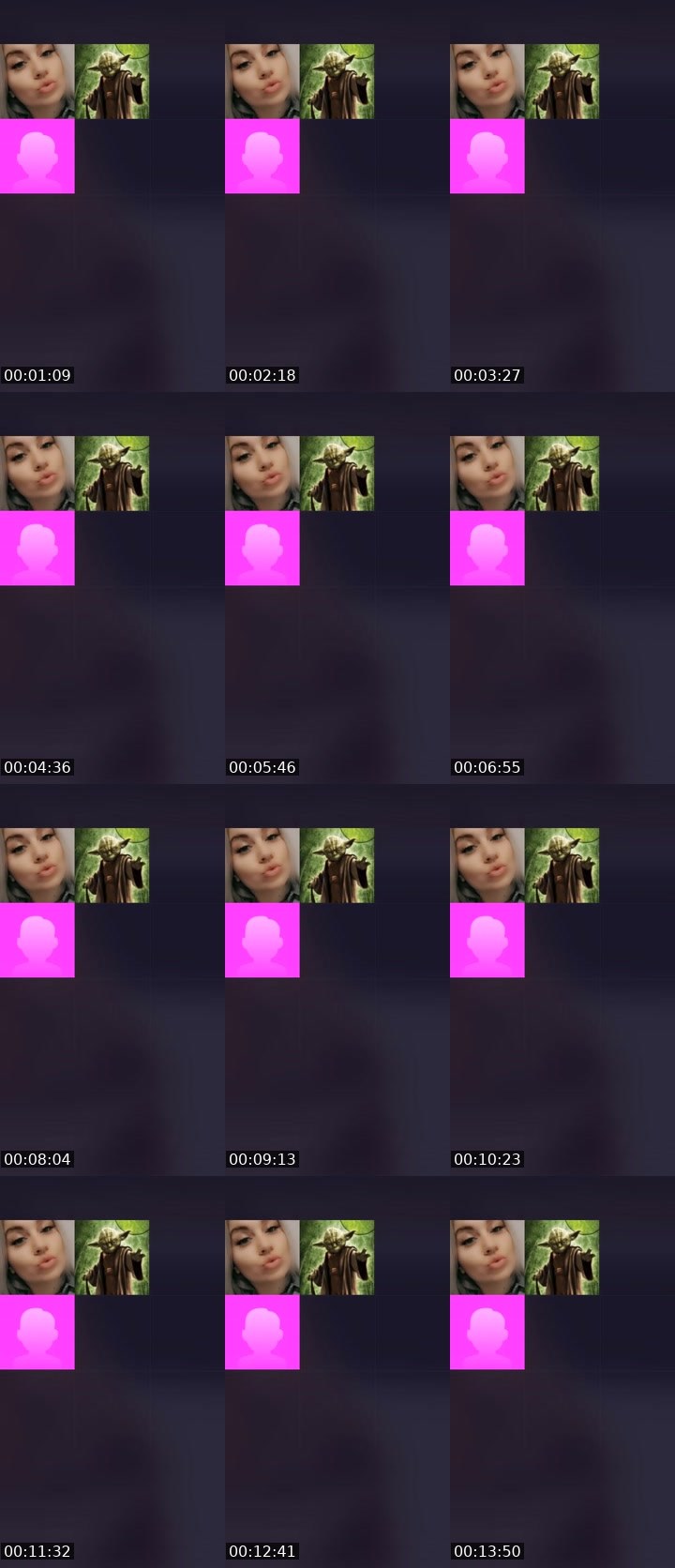 Contact-sheet preview of 💋ItsYoMaMa💋's Liveme recording