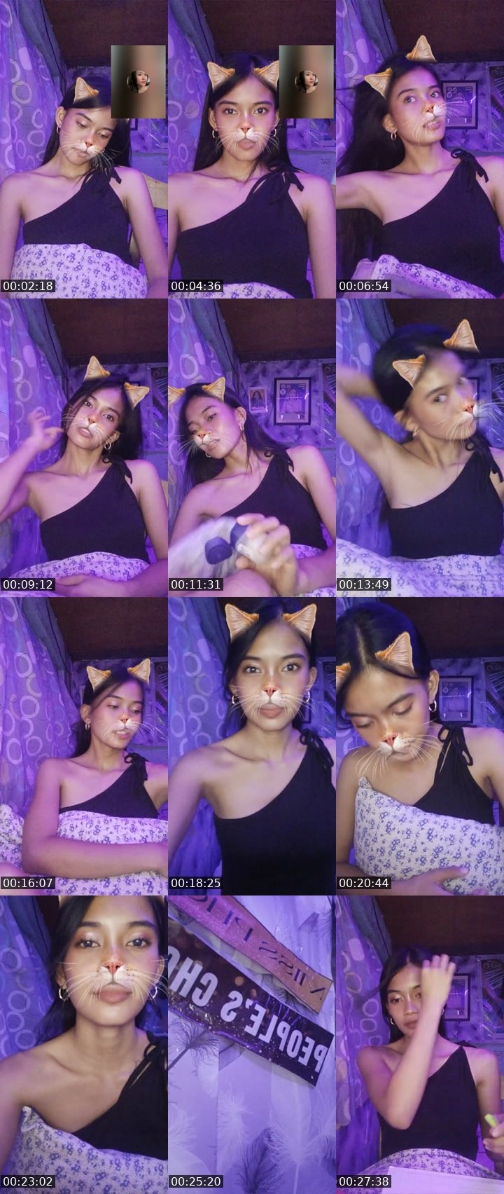 Contact-sheet preview of 🧿👸Kaee🌼's Liveme recording
