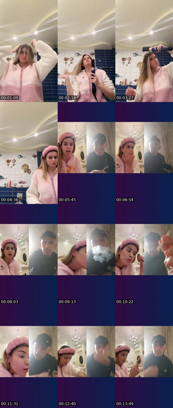 Contact-sheet preview of Lovely_kitty's Liveme recording