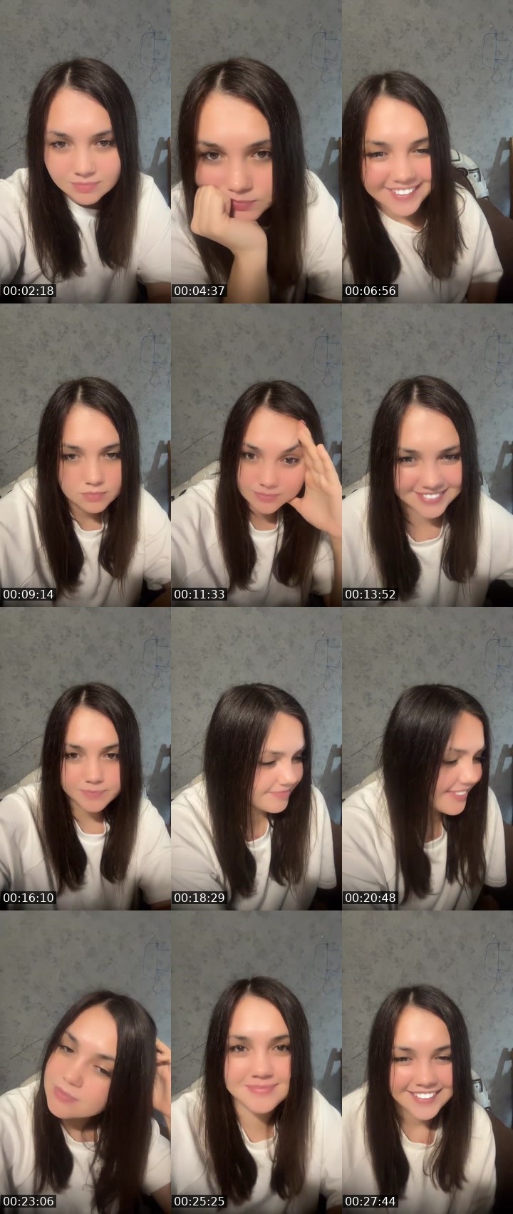 Contact-sheet preview of Nastya KH 😇's Liveme recording
