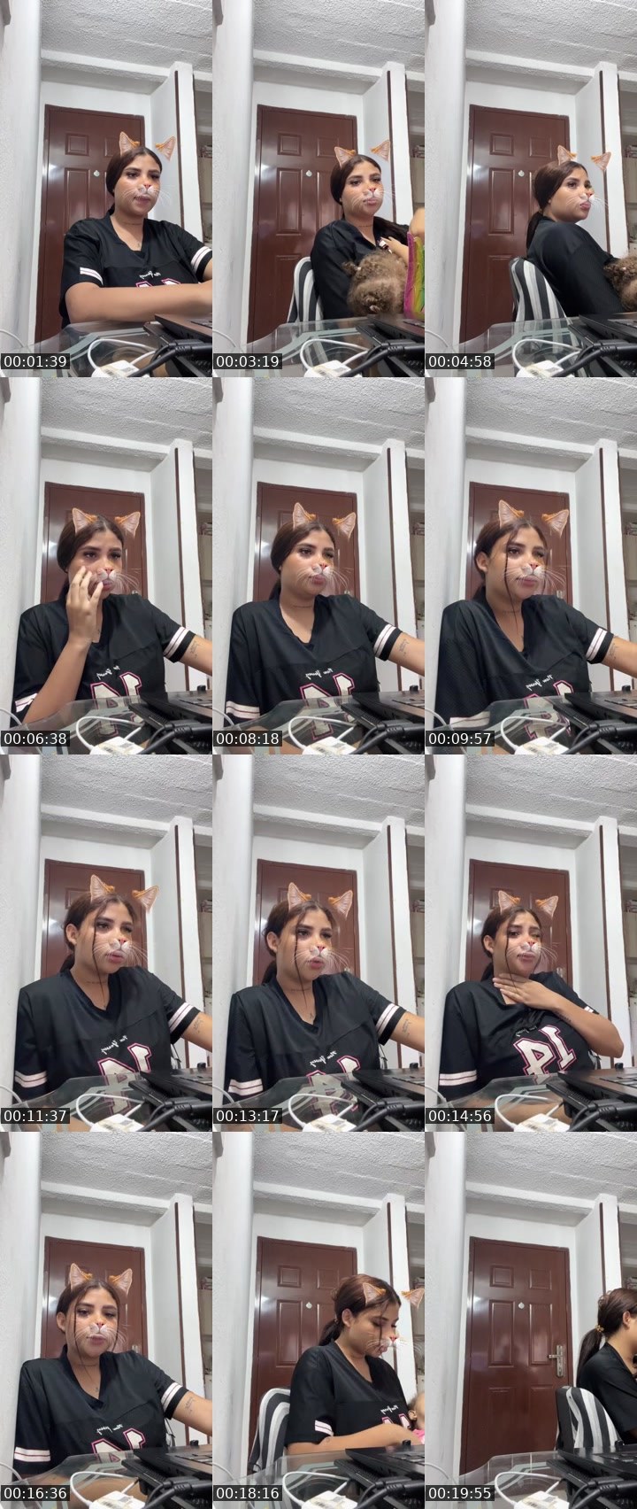 Contact-sheet preview of 🌐lizeth🎀 🌐's Liveme recording