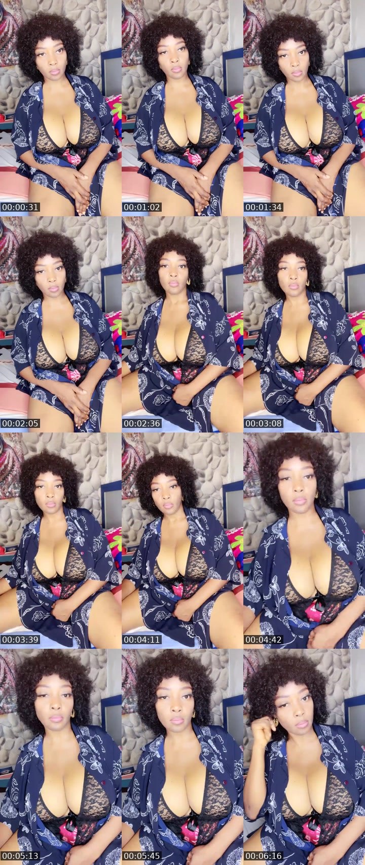 Contact-sheet preview of crystal🫶🎁🎁's Liveme recording
