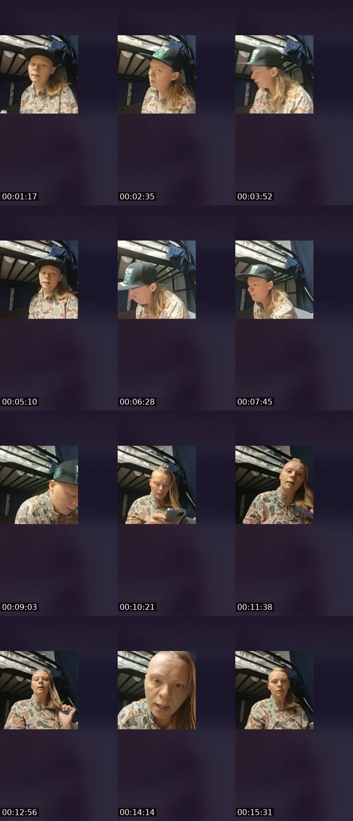 Contact-sheet preview of demon 😈's Liveme recording