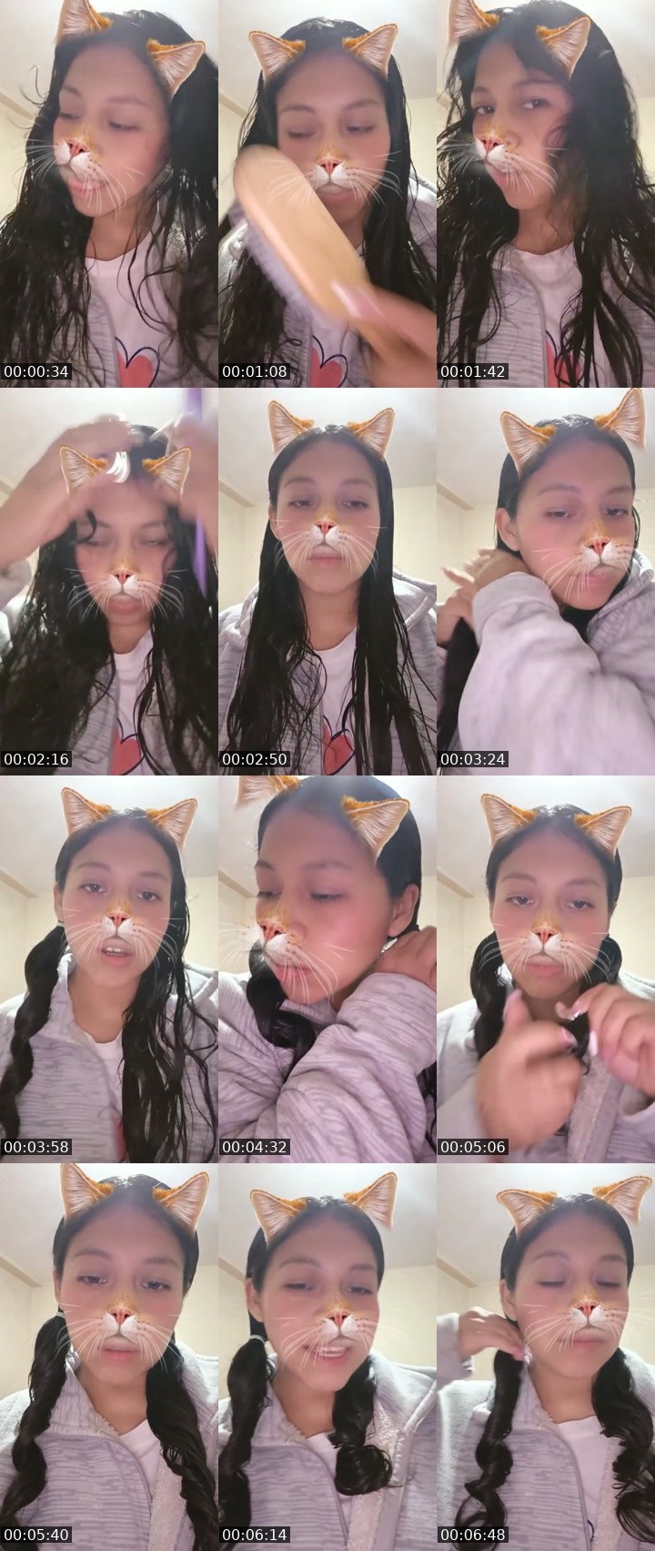 Contact-sheet preview of 🩷𝐙ue🧸🪽's Liveme recording