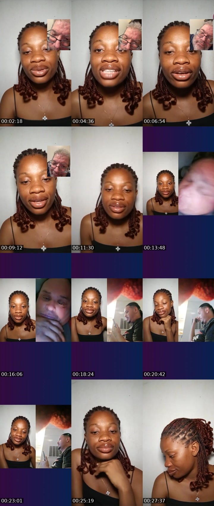 Contact-sheet preview of 🏦Fibi ❤️‍🔥🍭's Liveme recording