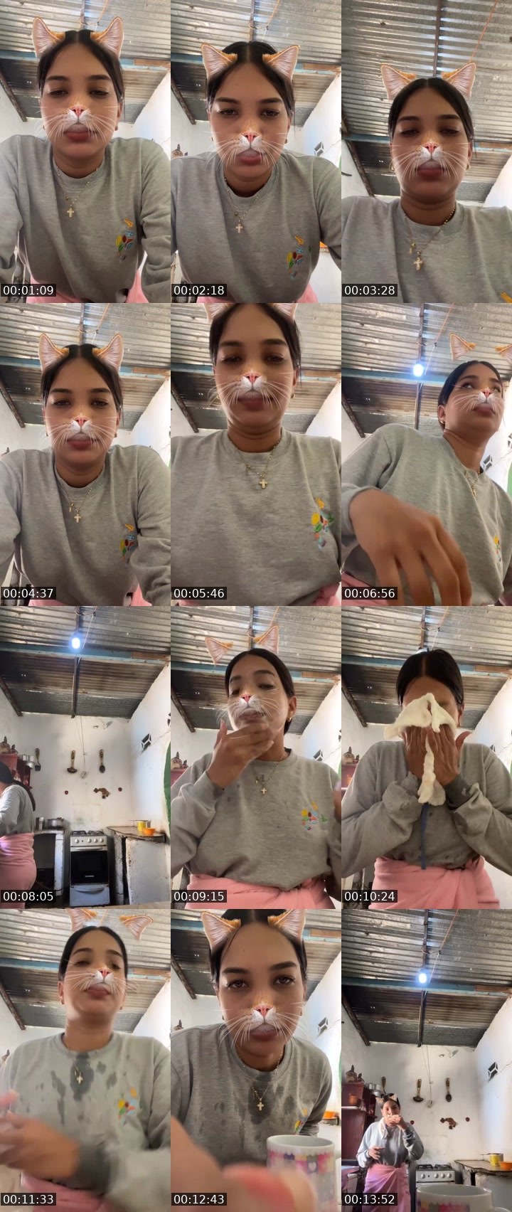 Contact-sheet preview of 🎀 Dulce Chloe 🎀's Liveme recording