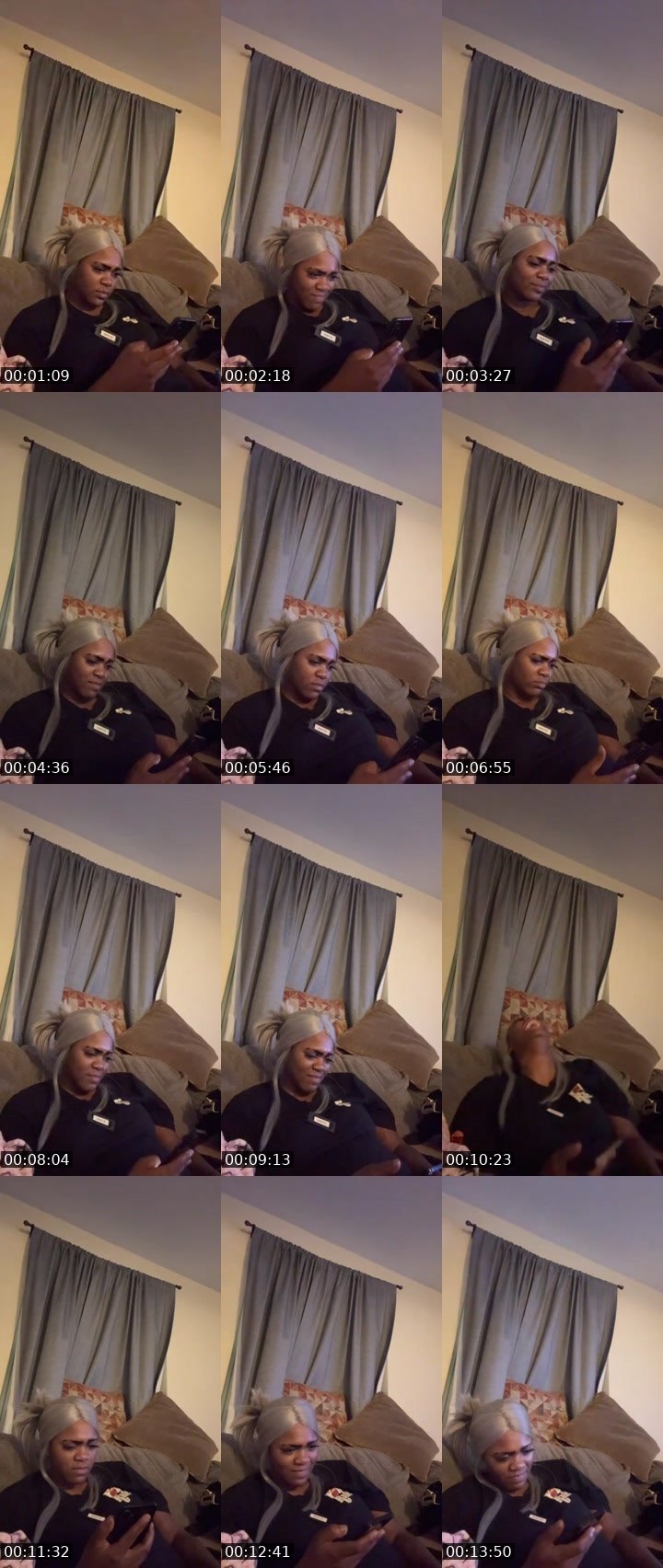 Contact-sheet preview of Solo Shay's Liveme recording