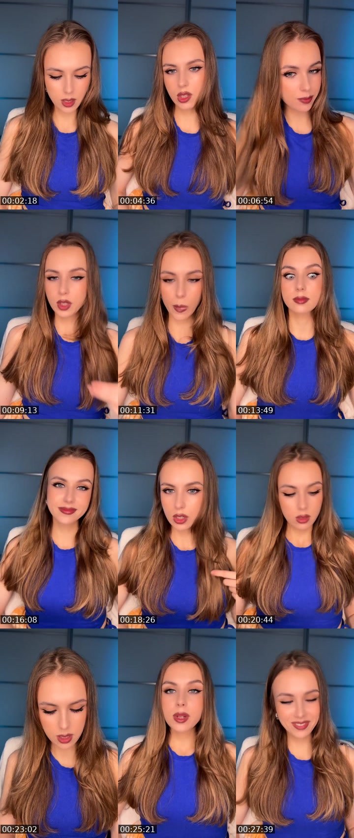 Contact-sheet preview of ✨MARGARITA🪩 ℄'s Liveme recording