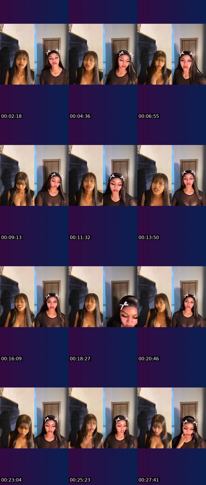 Contact-sheet preview of 🪽CAPRICORN🌟's Liveme recording
