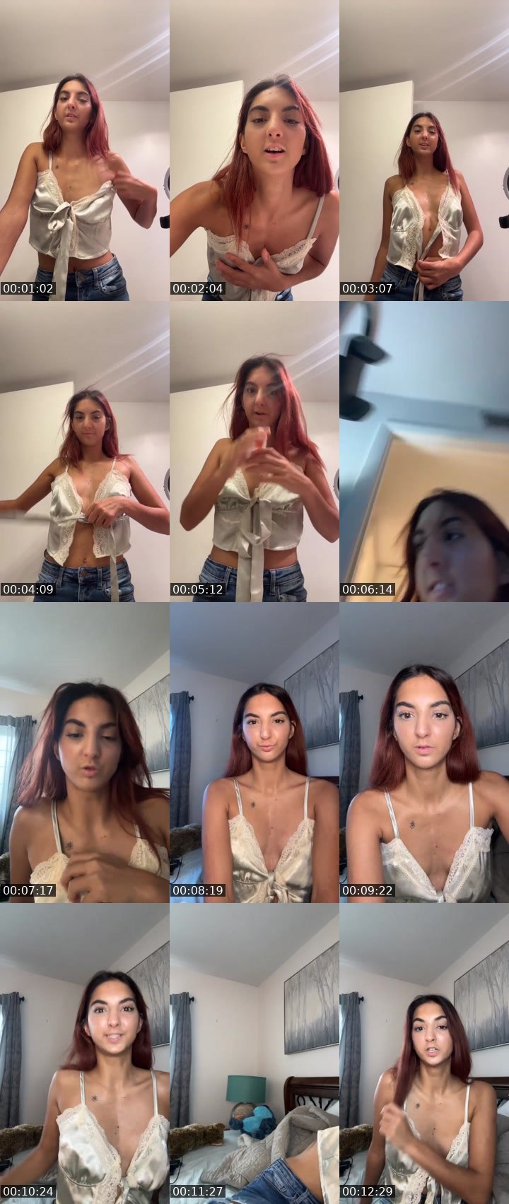 Contact-sheet preview of Crazychica⭐️'s Liveme recording