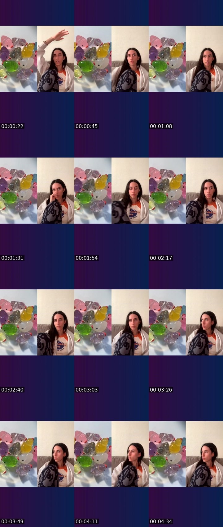 Contact-sheet preview of InsomniA.❤️‍🔥✨'s Liveme recording