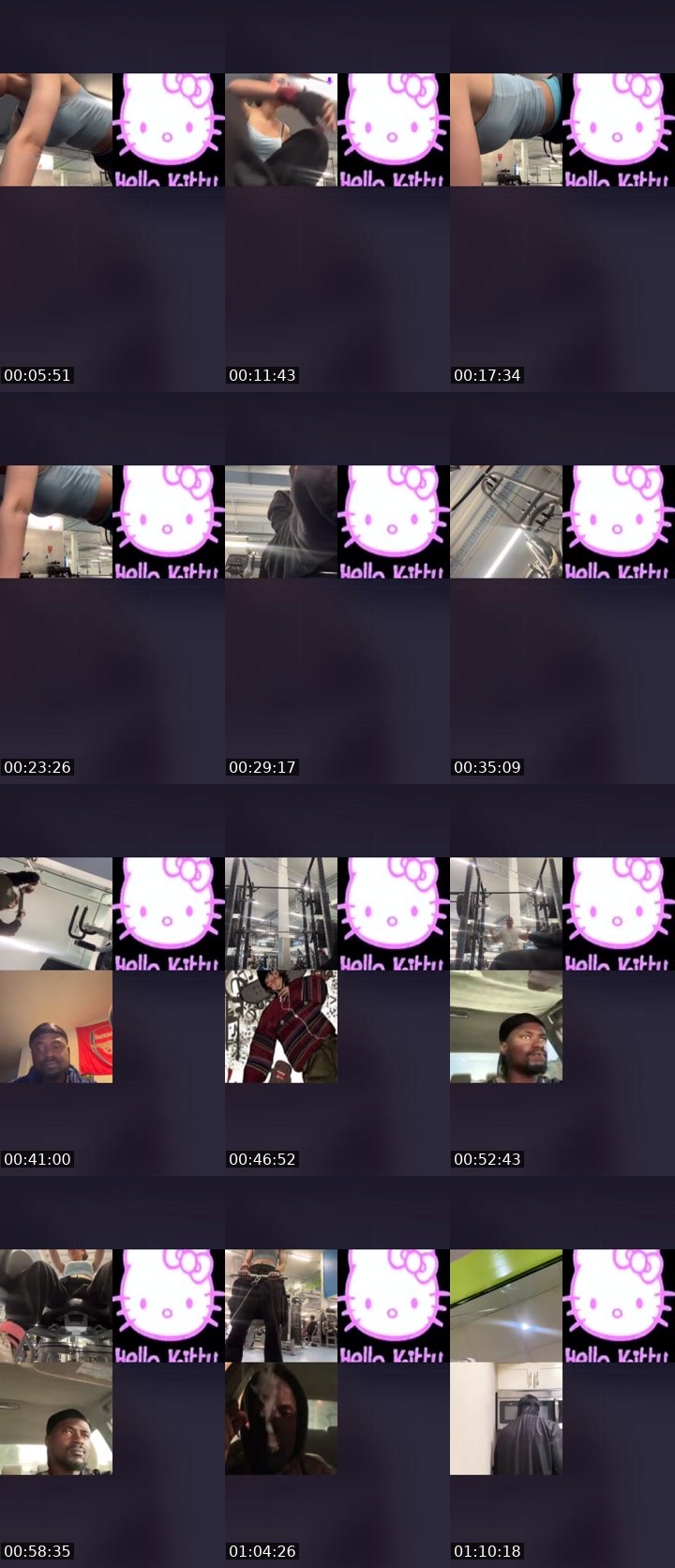Contact-sheet preview of 𝐌𝐘𝐒𝐓𝐄𝐑𝐘 🐝's Liveme recording