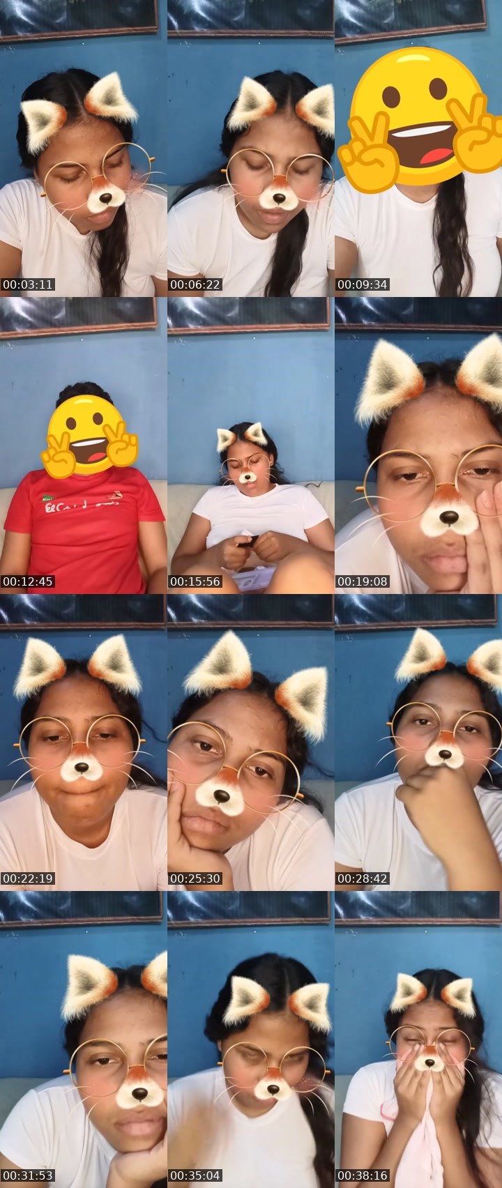 Contact-sheet preview of 👑⃤ Nohely🧸's Liveme recording