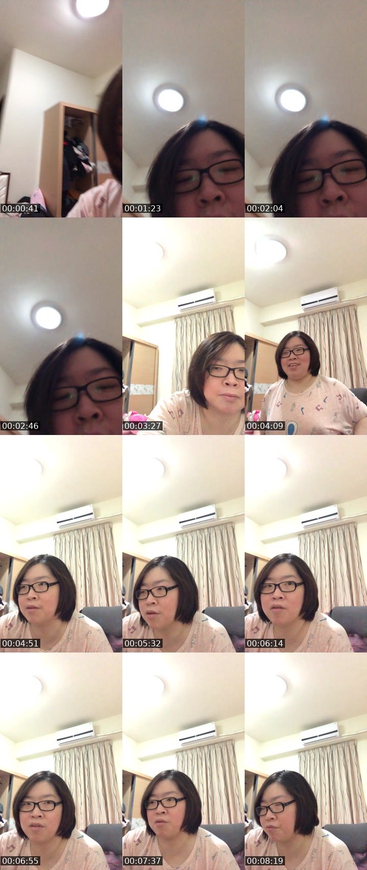 Contact-sheet preview of Sunny ⭐️⭐️'s Liveme recording