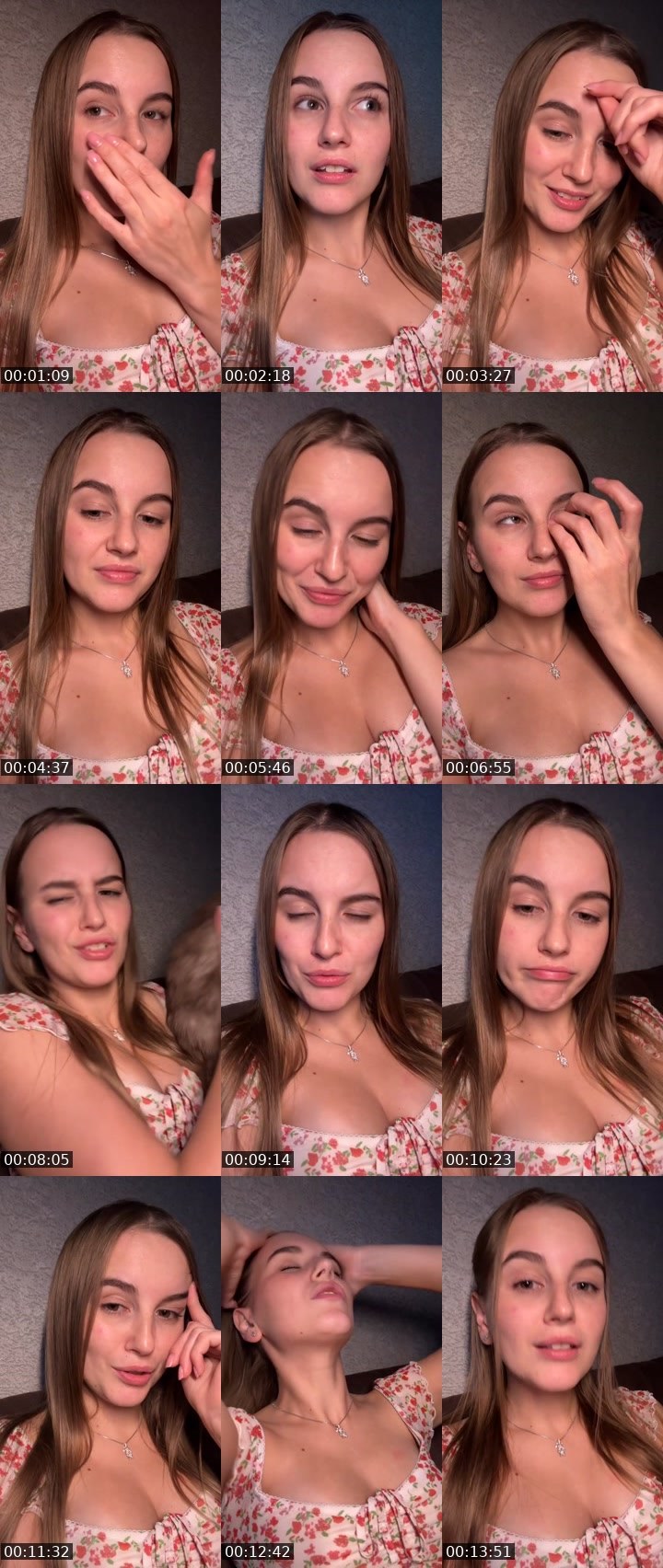 Contact-sheet preview of VERA MOON's Liveme recording