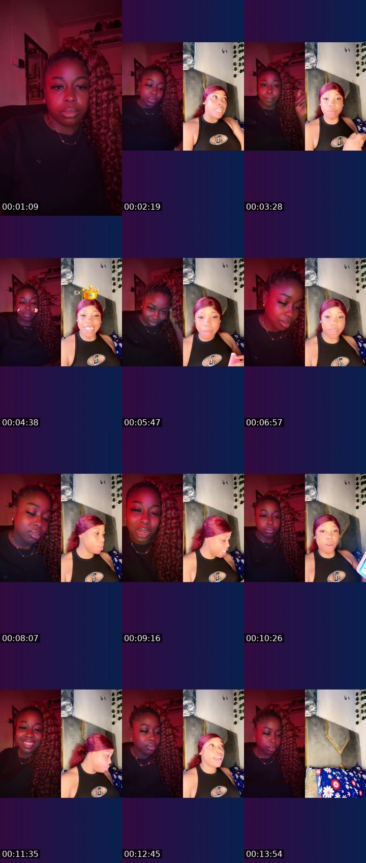 Contact-sheet preview of 🌶️ 💸 SpicyTSR🎶🖤's Liveme recording