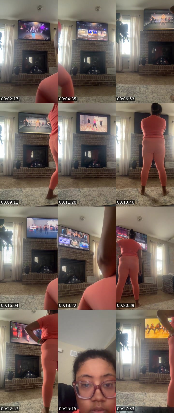 Contact-sheet preview of Tyarra 24's Liveme recording