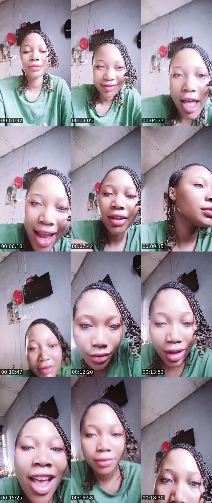 Contact-sheet preview of mami❤️👅's Liveme recording