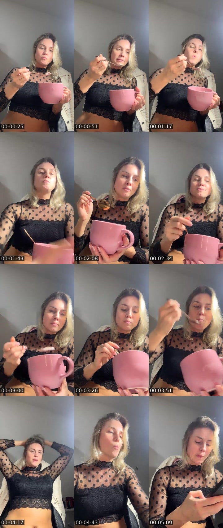 Contact-sheet preview of Lari🇧🇷🇺🇸's Liveme recording