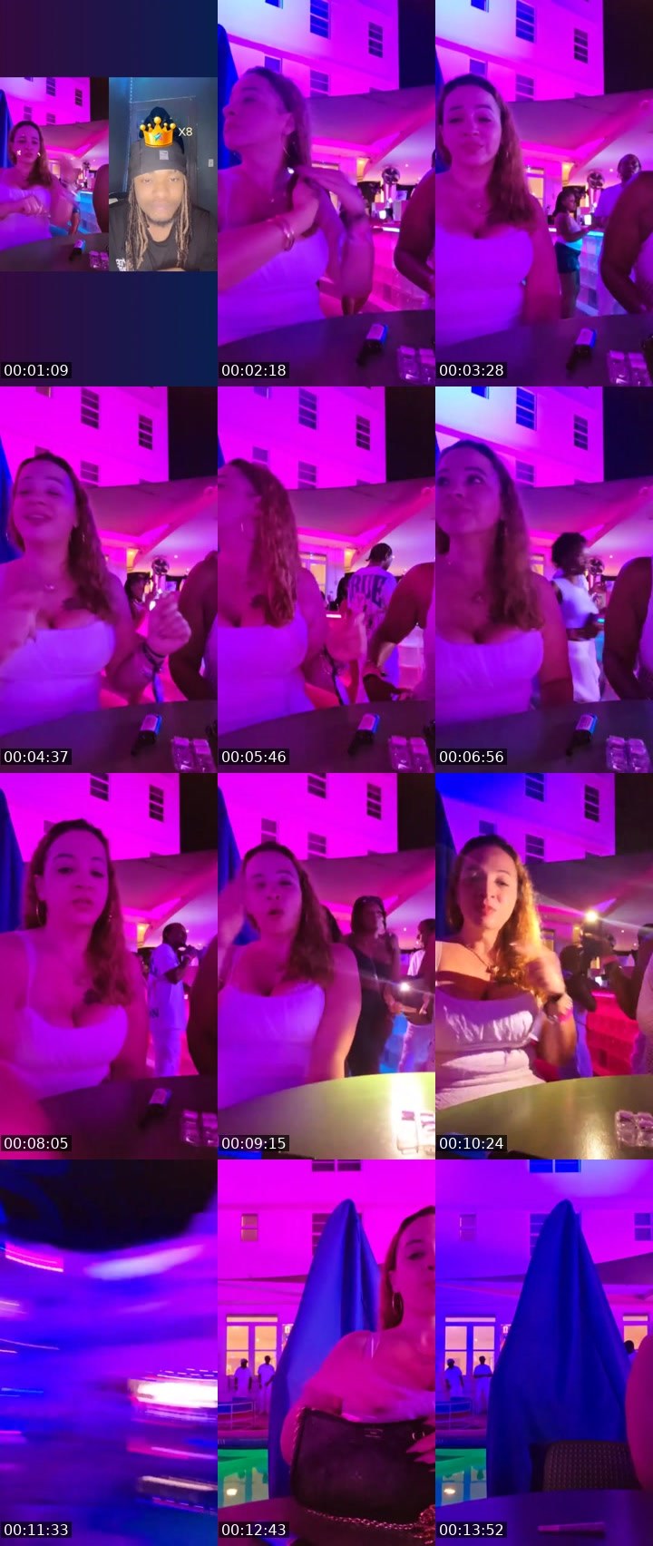 Contact-sheet preview of 👑Mz.Nunnie🌐iZM's Liveme recording