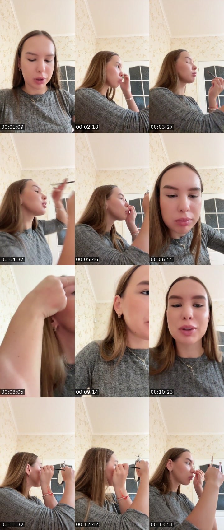 Contact-sheet preview of Vallleriia's Liveme recording