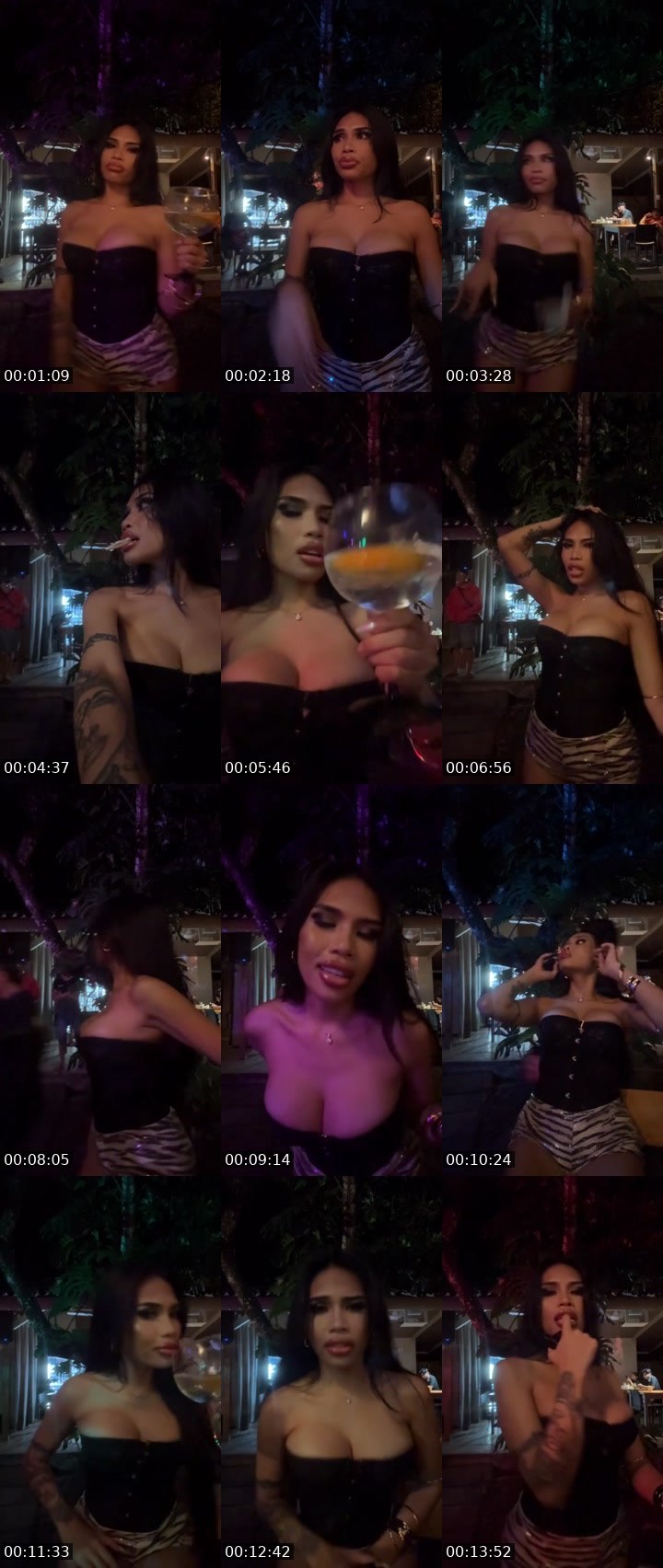 Contact-sheet preview of Hanni🫶🏻's Liveme recording