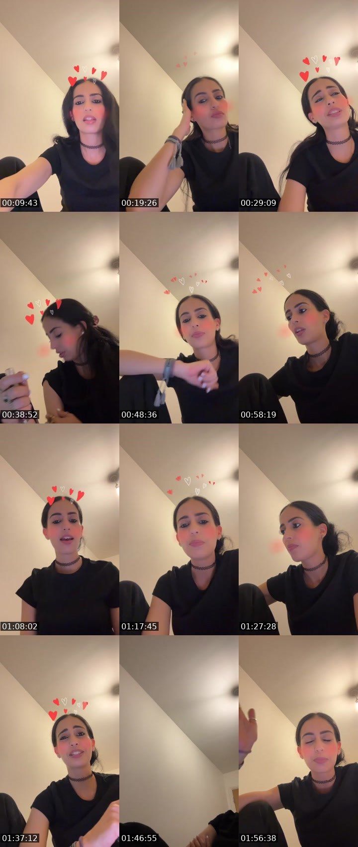 Contact-sheet preview of 𝐌𝐘𝐒𝐓𝐄𝐑𝐘 🐝's Liveme recording