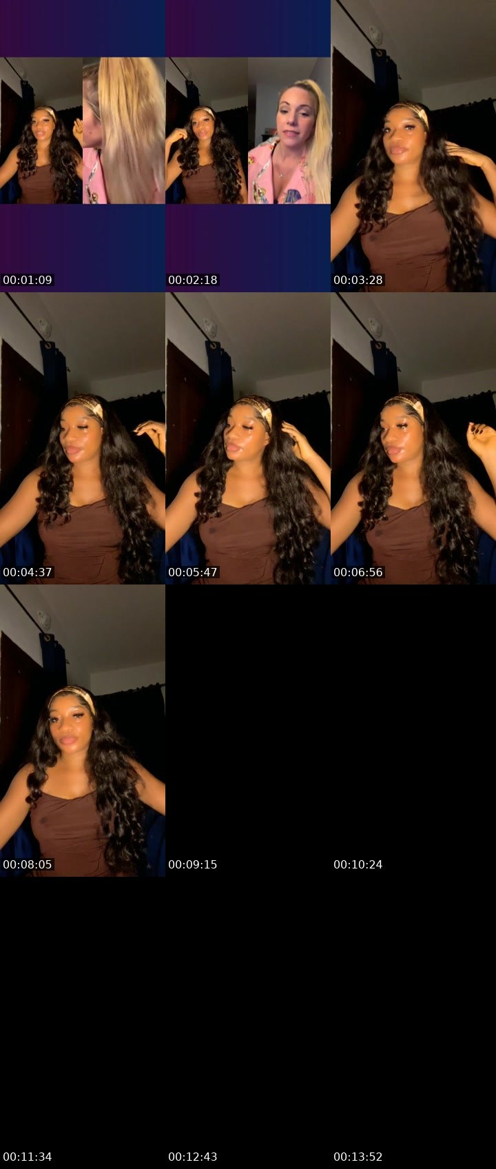 Contact-sheet preview of STAR✨🏦's Liveme recording