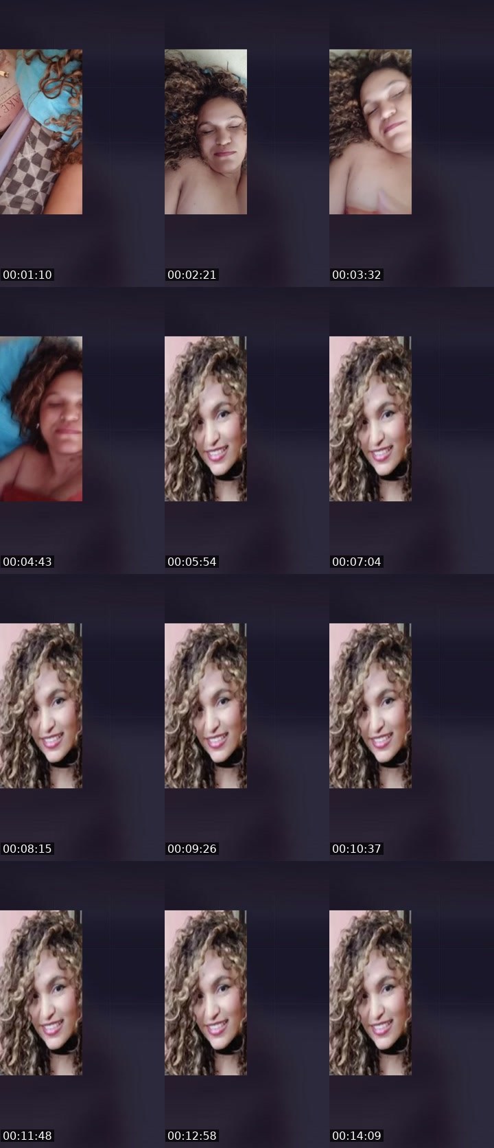 Contact-sheet preview of kamylla 🫦🔥's Liveme recording
