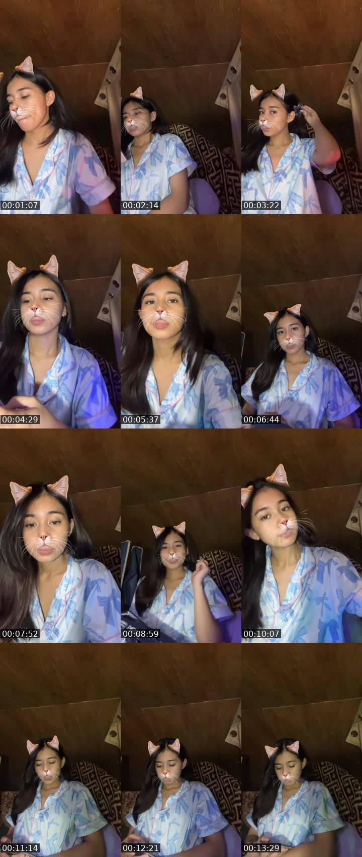 Contact-sheet preview of 👸🏻Eisayana🦋😝's Liveme recording