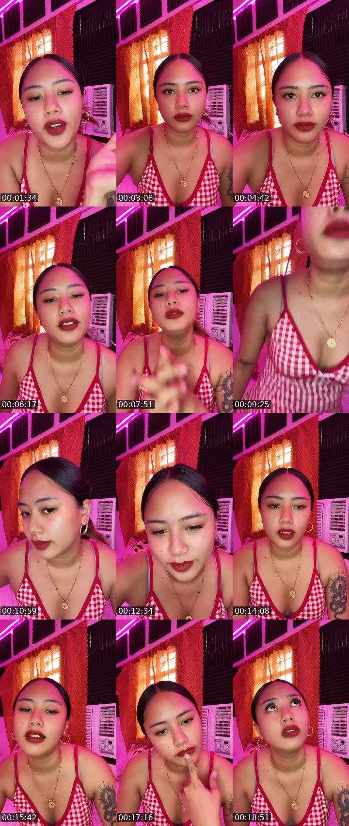 Contact-sheet preview of 👸 Yvon 🦄's Liveme recording