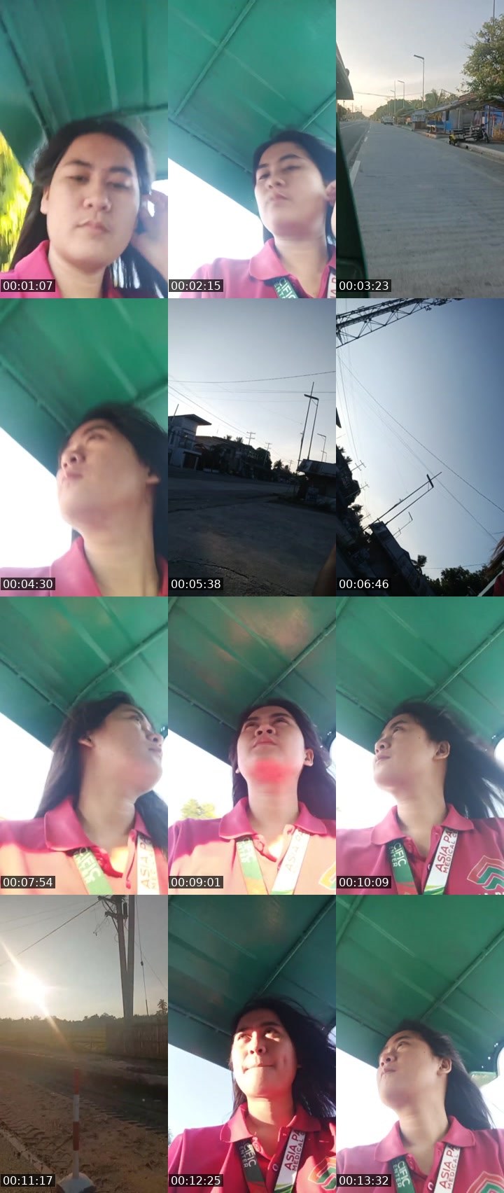 Contact-sheet preview of dibe's Liveme recording