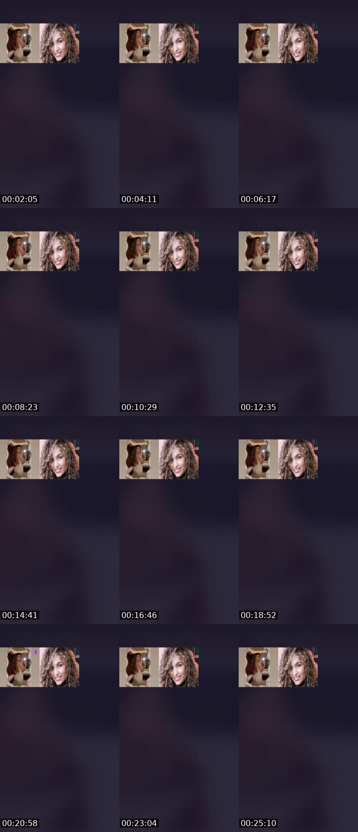 Contact-sheet preview of Maeva 🥂's Liveme recording