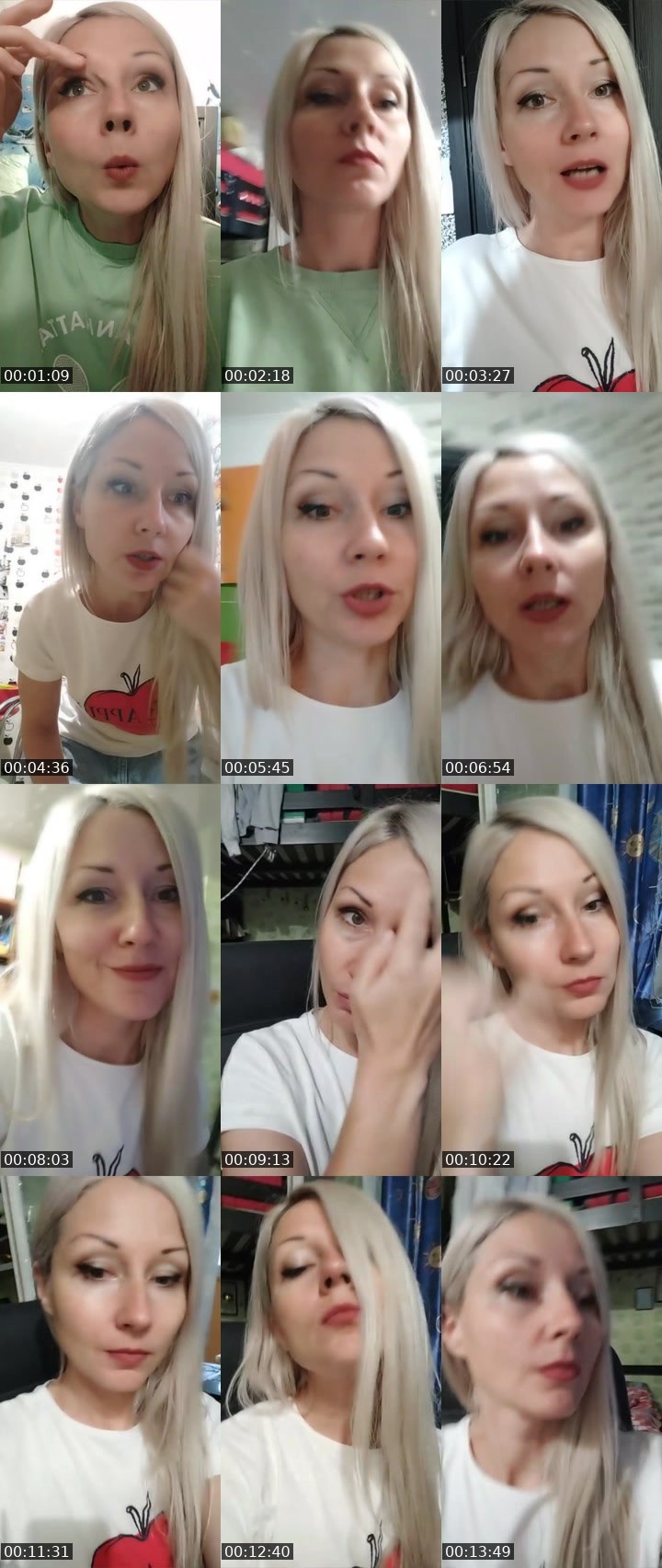 Contact-sheet preview of 🍒MÄRSA🍒's Liveme recording