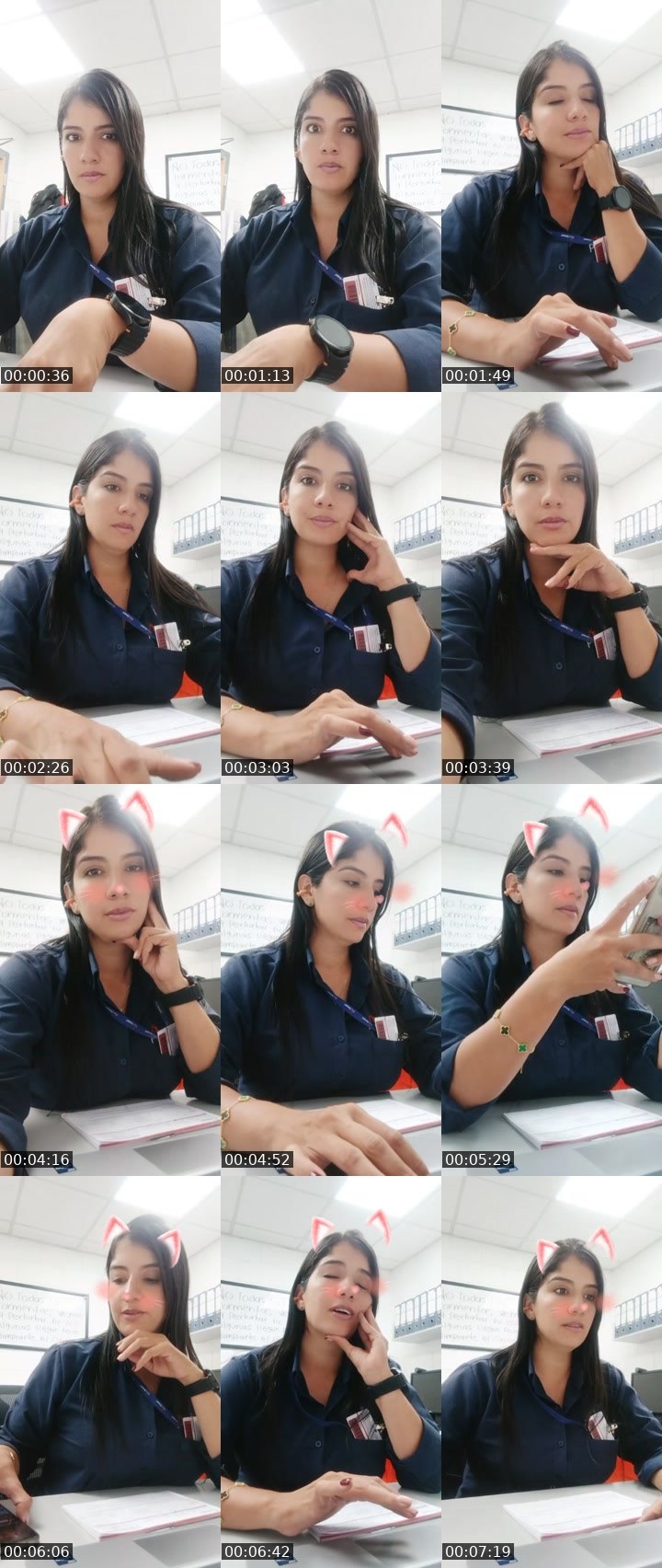 Contact-sheet preview of 💎Vivi☘️🚜's Liveme recording