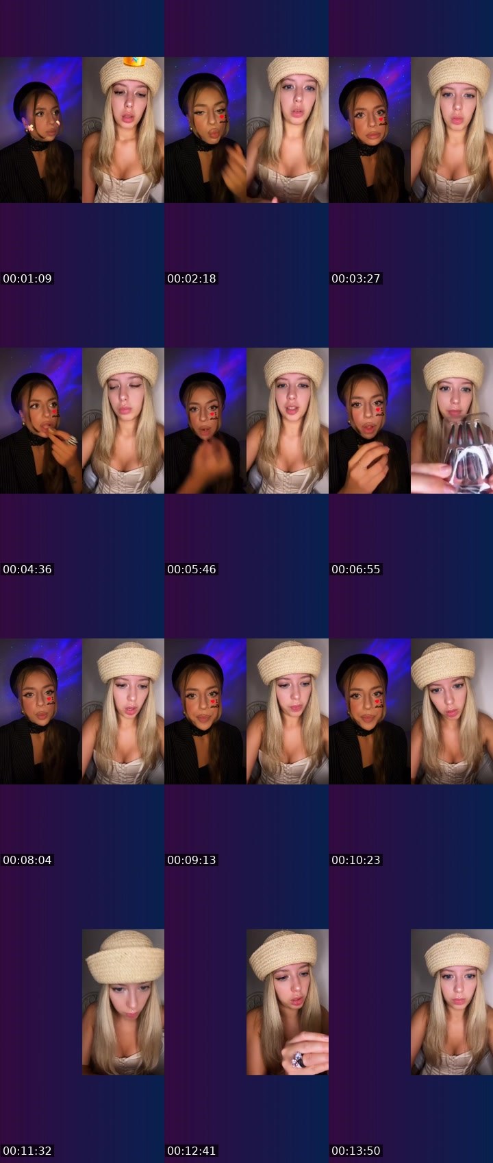 Contact-sheet preview of SavAnna🎀's Liveme recording
