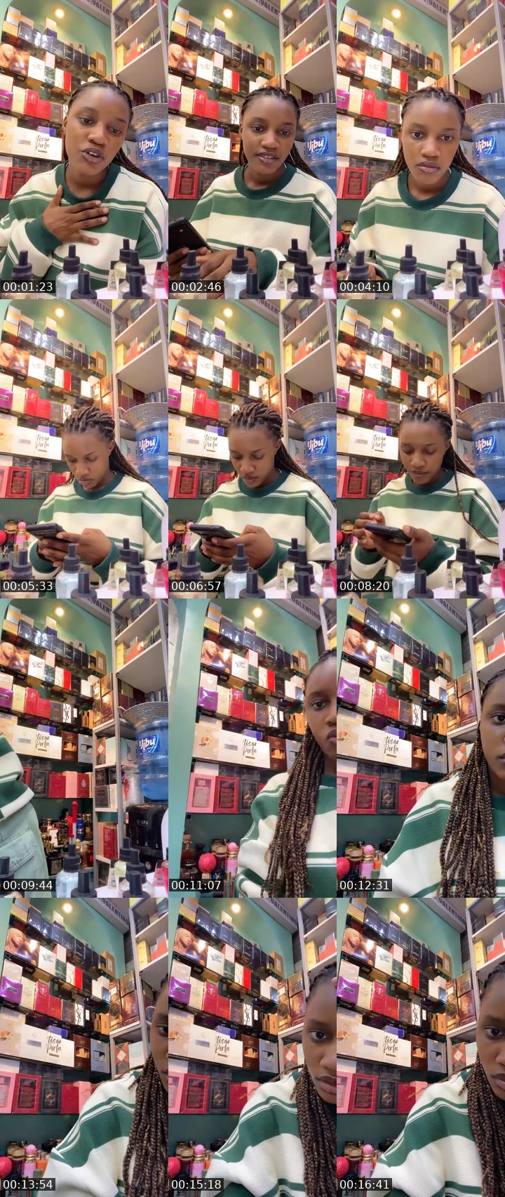 Contact-sheet preview of mamiek's Liveme recording