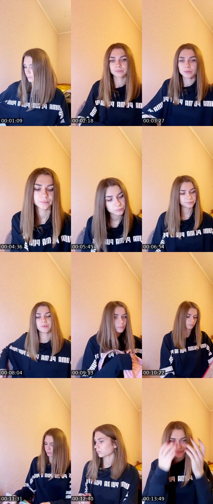 Contact-sheet preview of Yuliii's Liveme recording