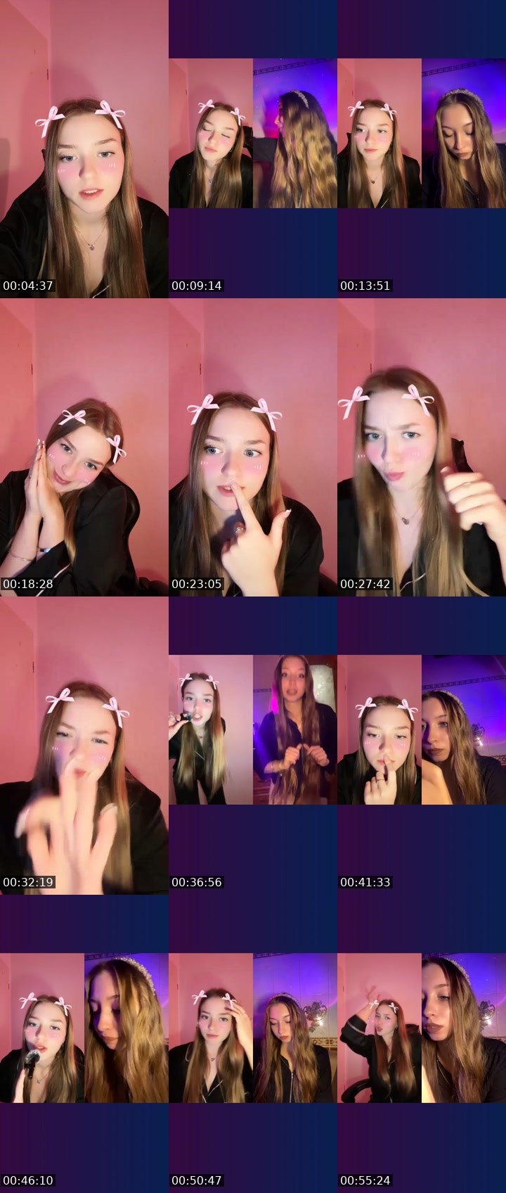 Contact-sheet preview of Shakira🥰🇺🇦's Liveme recording