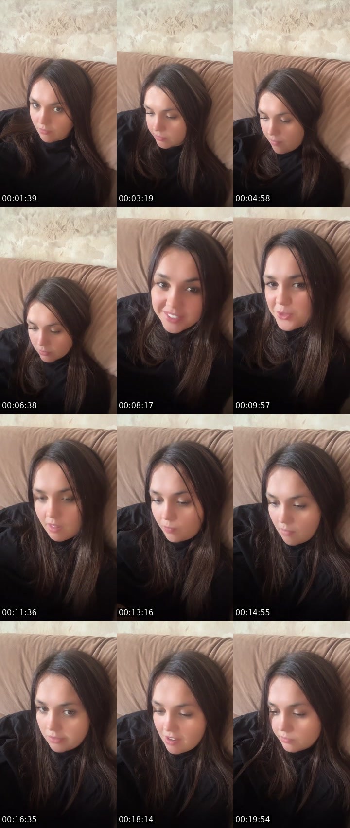 Contact-sheet preview of Nastya KH 😇's Liveme recording