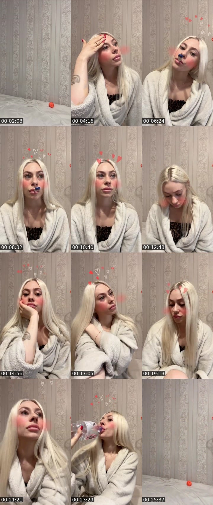 Contact-sheet preview of lubasha_12🇺🇦's Liveme recording