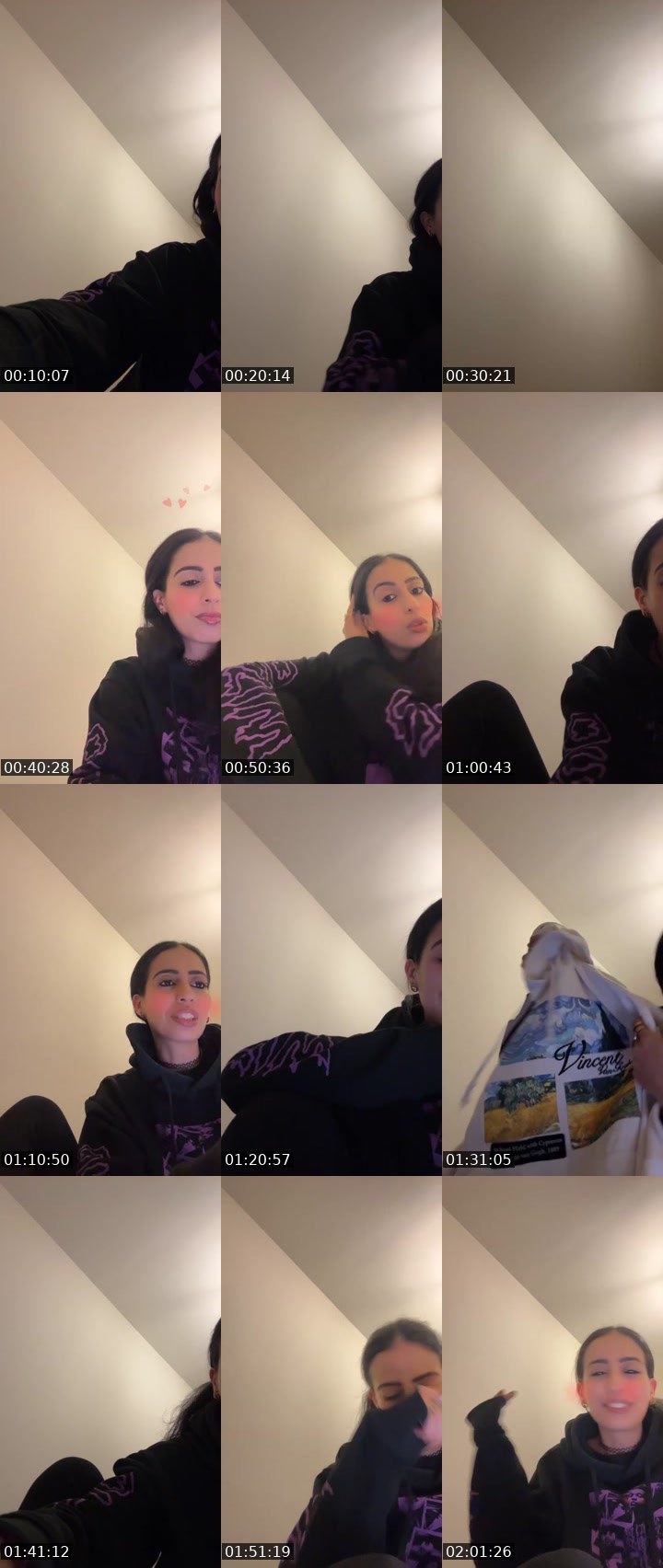 Contact-sheet preview of 𝐌𝐘𝐒𝐓𝐄𝐑𝐘 🐝's Liveme recording