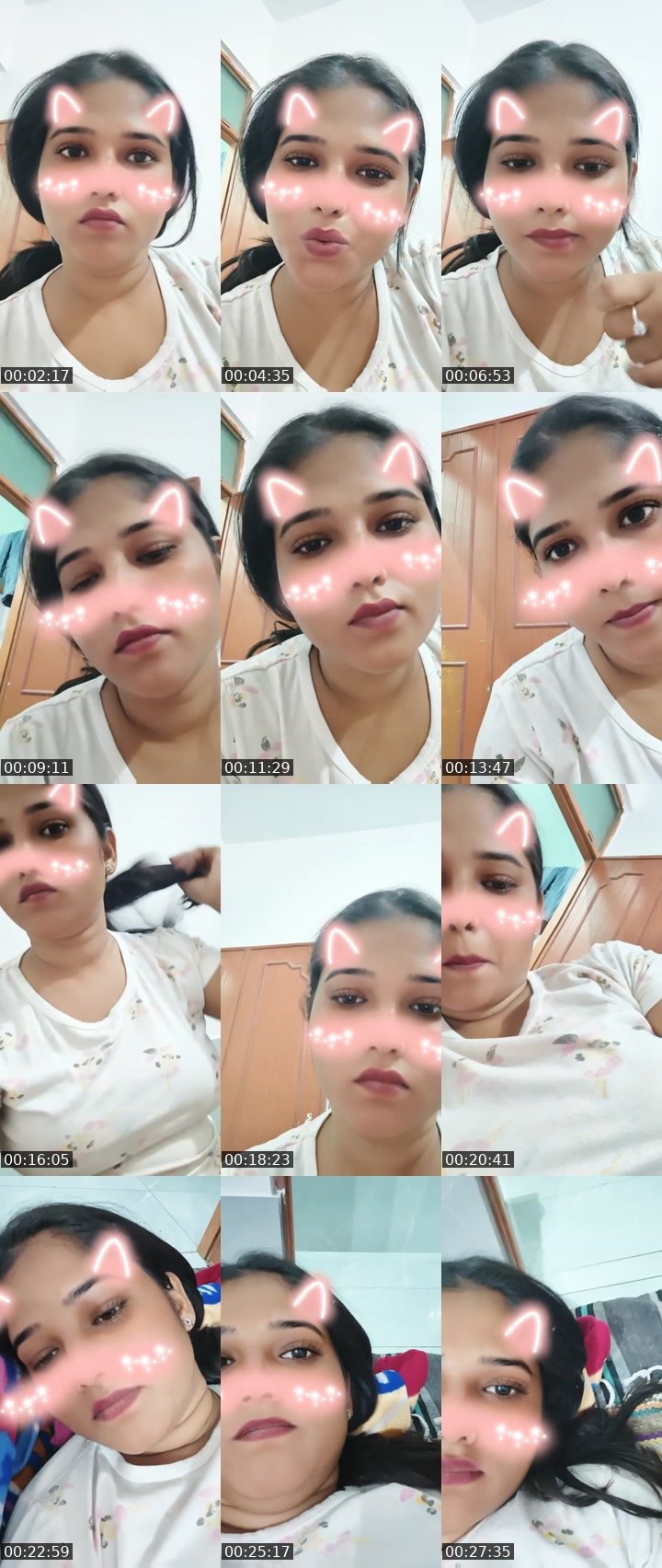 Contact-sheet preview of riyarajput001's Liveme recording
